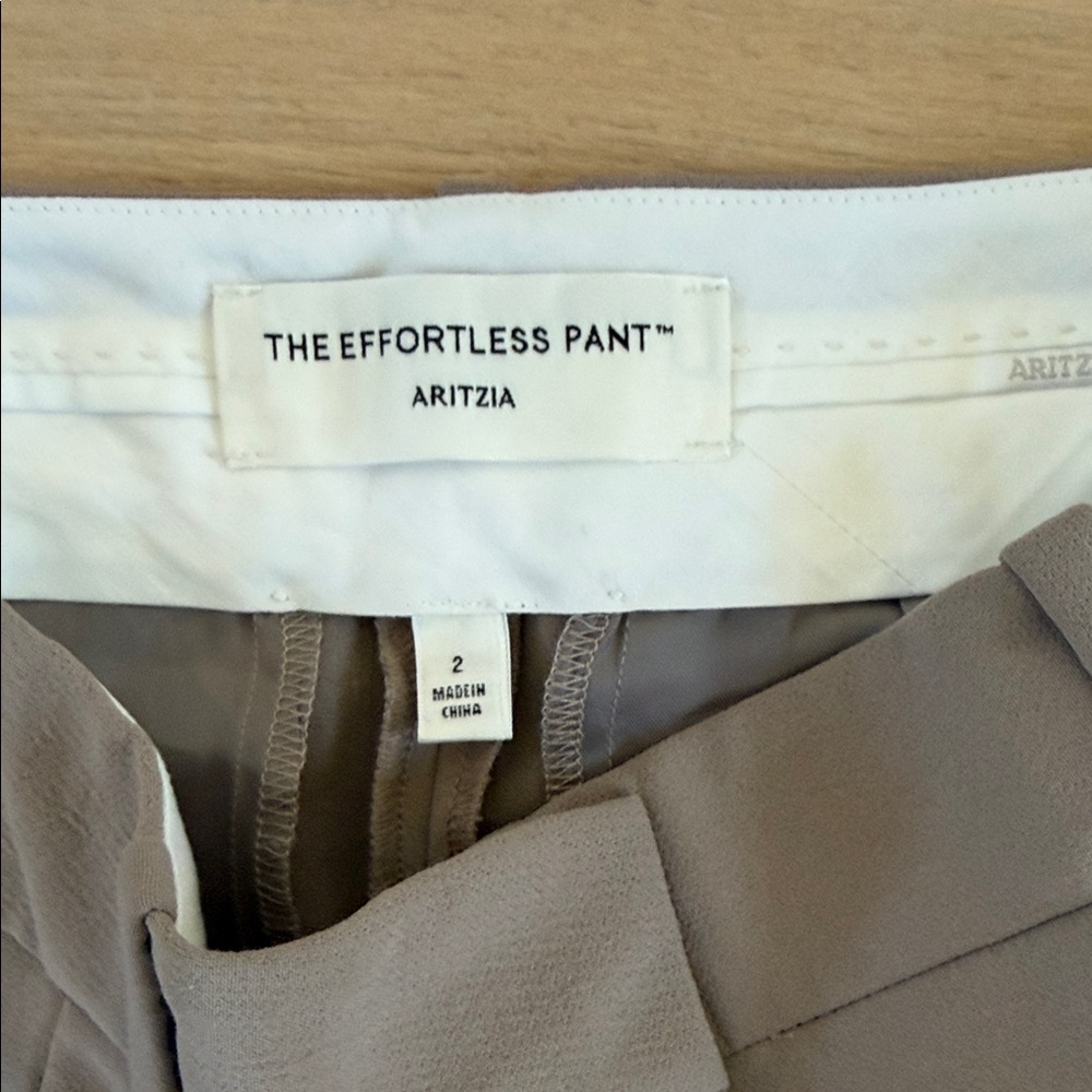 Aritzia Taupe Trousers - Picture 3 of 3